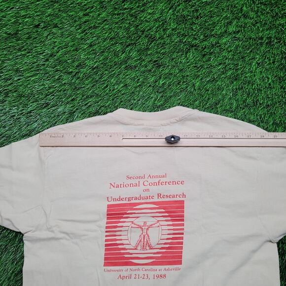 Vintage 1988 UNC Asheville Conference T-Shirt Mens Medium UNC - Picture 9 of 10